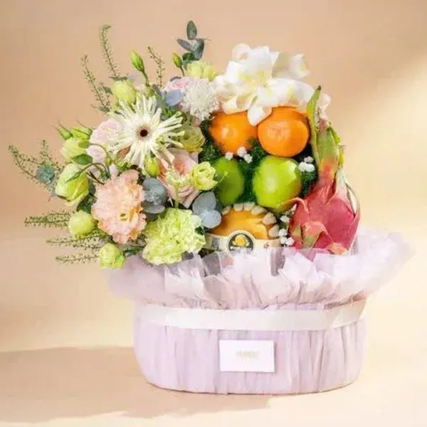 Giỏ Trái Cây & Hoa – Hiền Organic