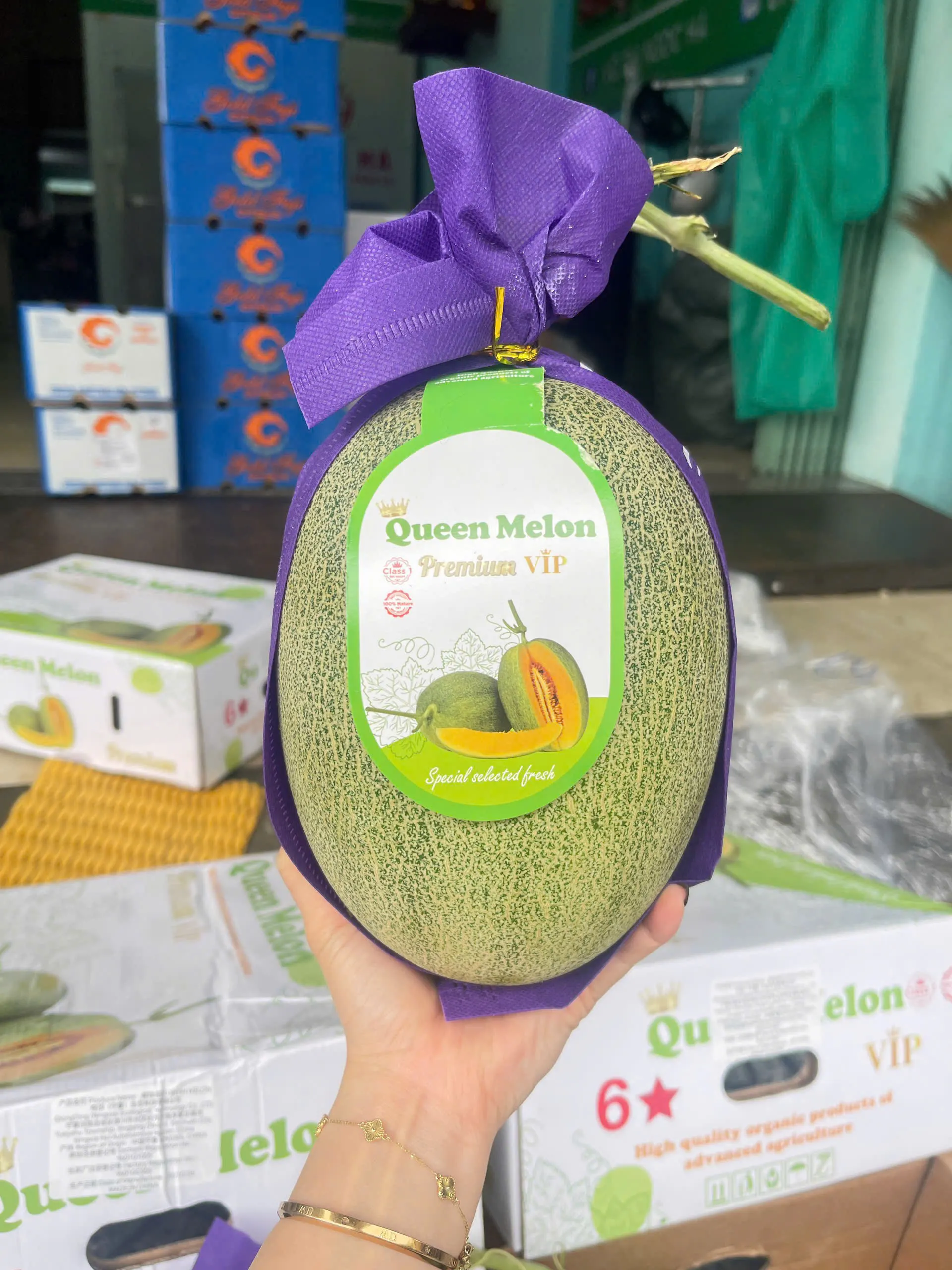 Dưa lưới VIP thơm ngon tại Huế – Hiền Organic